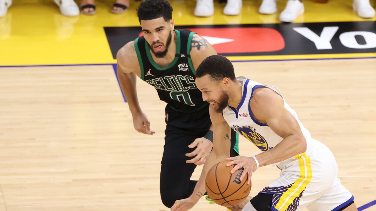 Warriors-Celtics NBA Finals MVP Odds: Consensus, Best Prices for Stephen Curry, Jayson Tatum, Andrew Wiggins, Others article feature image