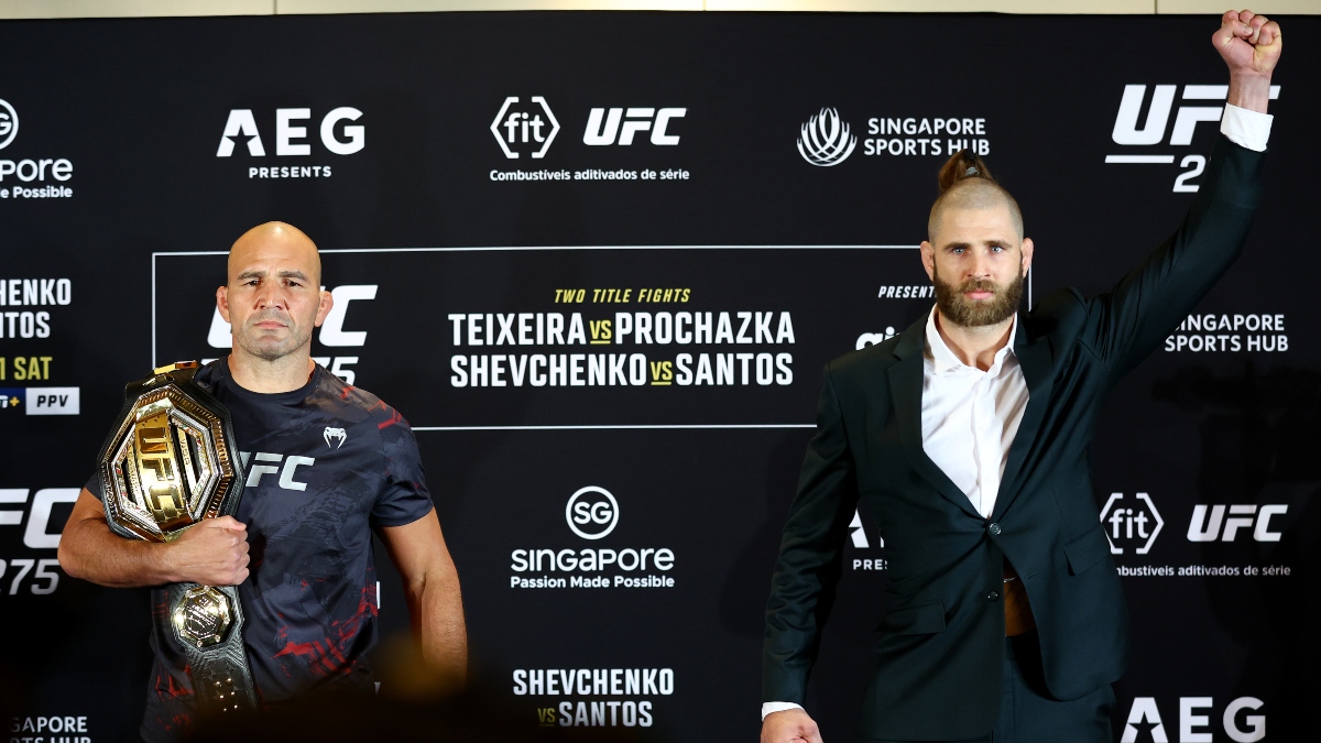 UFC 275 Odds: Updated Betting Lines for Prochazka vs. Teixeira, Shevchenko vs. Santos article feature image