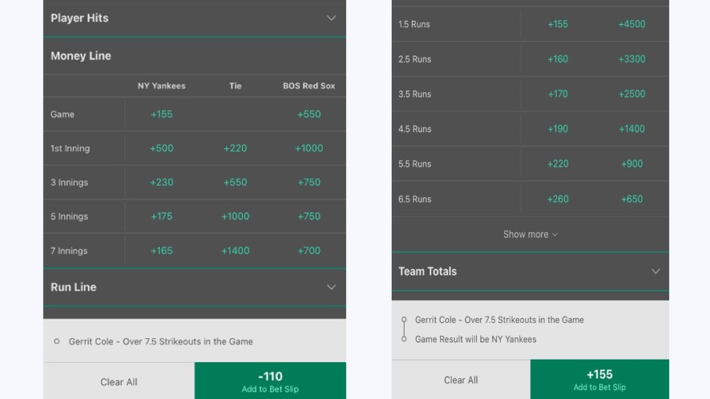 bet365 same game parlay example