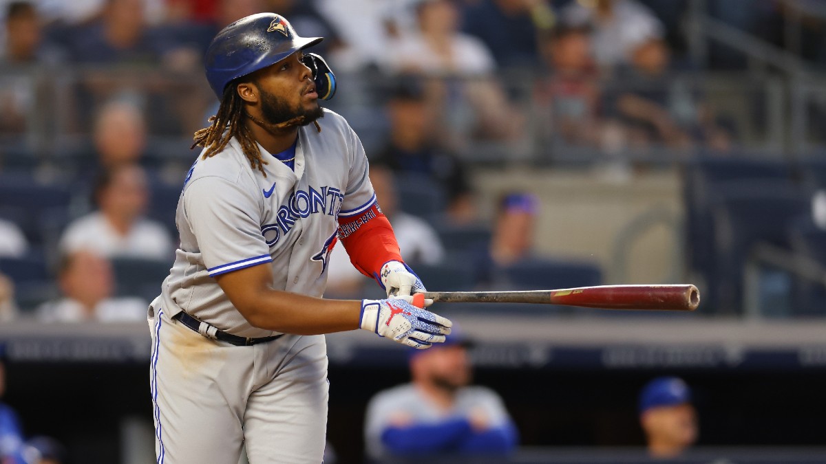 MLB Dinger Tuesday Picks: Vladimir Guerrero Jr, Joey Gallo Among Top Bets to Go Yard (August 23) article feature image