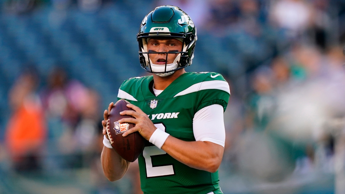 Jets Announce Zach Wilson Is Likely to Start vs. Steelers: How Should That Impact Betting Odds? article feature image