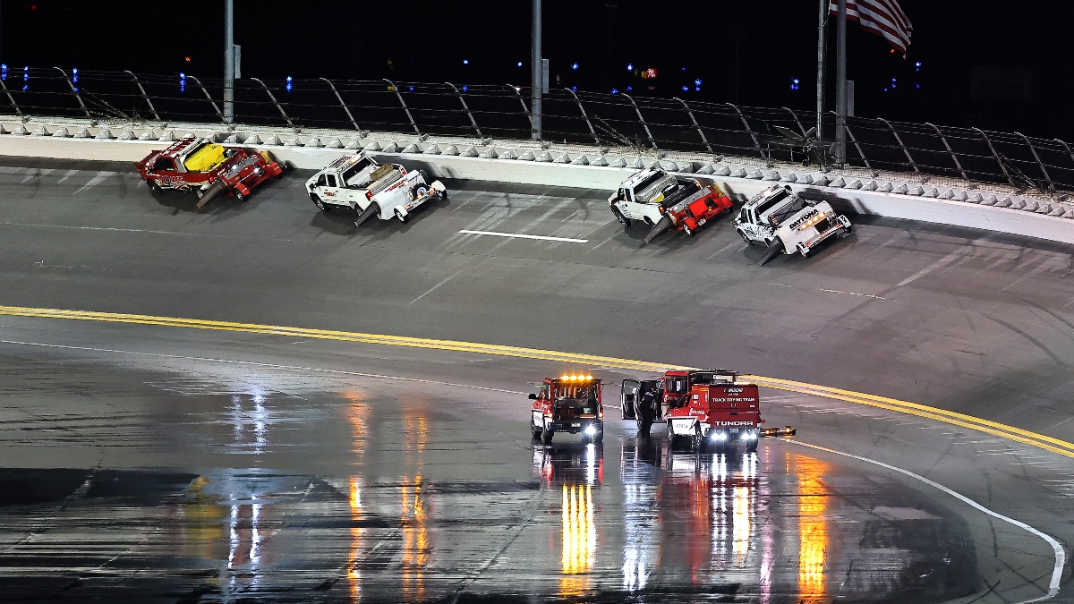 Sunday’s NASCAR Weather Forecast for Daytona: Will Rain Delay the Postponed Coke Zero Sugar 400 Again? article feature image