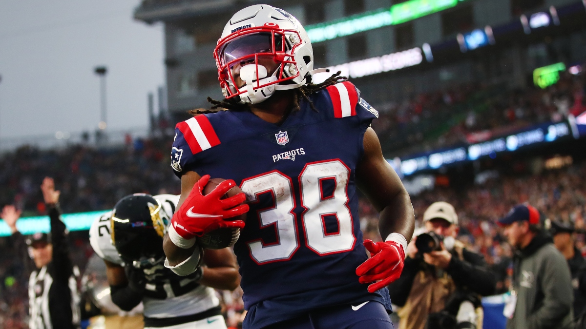 Rhamondre Stevenson Fantasy Football Outlook: Examining the Patriots Backfield With Damien Harris, Without James White article feature image