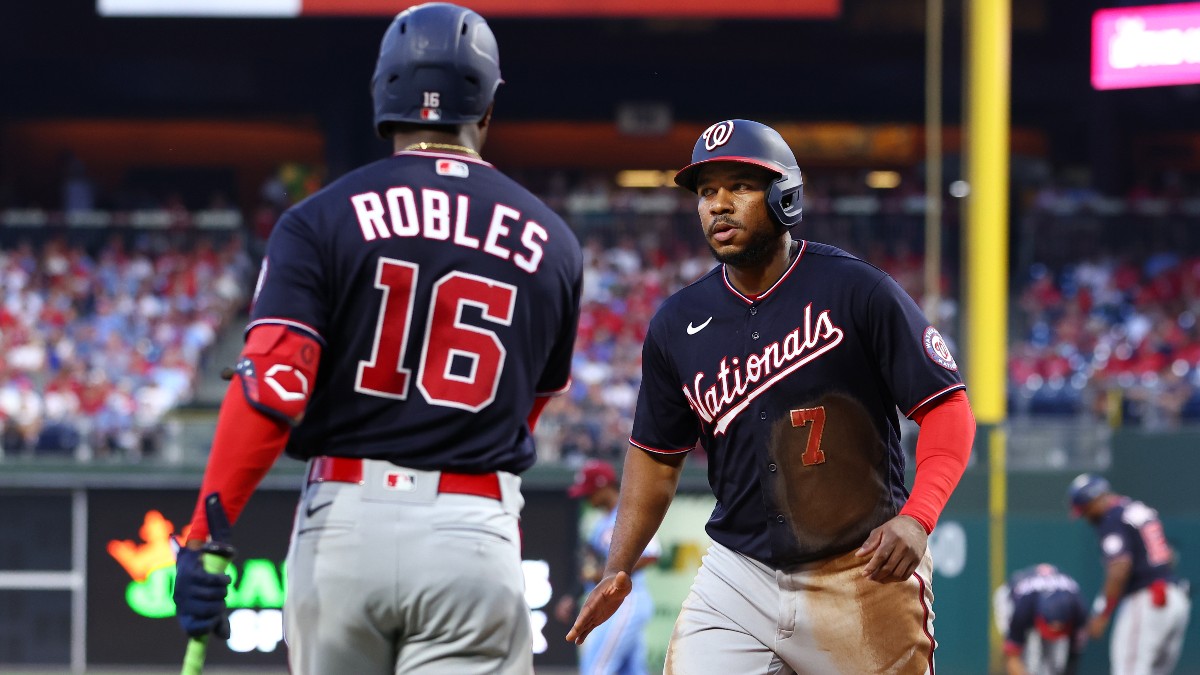 Friday MLB Odds, Picks, Predictions: 8% ROI System Among Best Bets for Nationals-Phillies, Rockies-Diamondbacks (August 5) article feature image