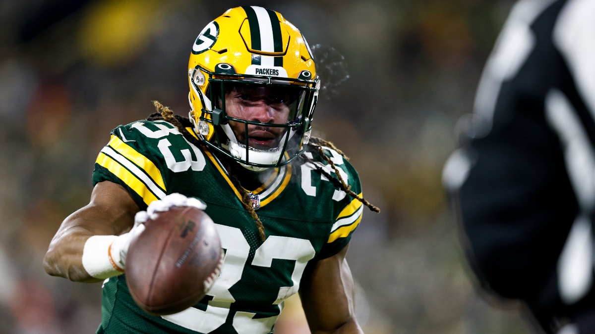 Lions vs Packers Player Props: Expert Pick for Aaron Jones article feature image