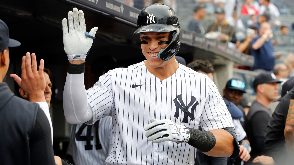 Aaron Judge’s Best Home Run Odds for Wednesday: Will Yankees Slugger Hit No. 61 vs. Pirates (Sept. 21)? article feature image