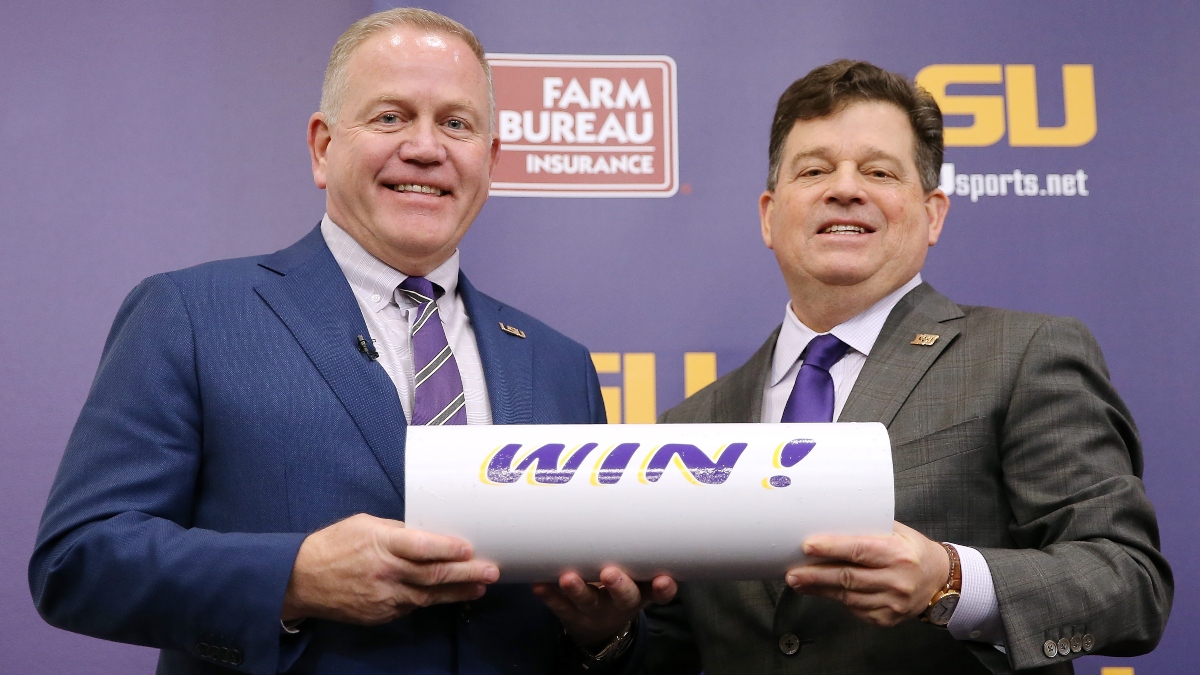 College Football Odds Week 1: Big Bets Moving Florida State vs. LSU Line on Sunday Night article feature image