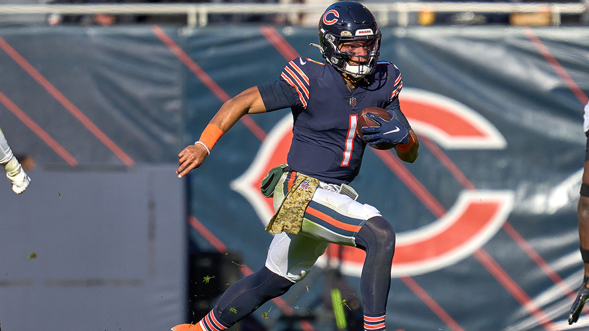 49ers vs Bears NFL Week 1 Same Game Parlay: Predictions for Justin Fields, Cole Kmet, More article feature image