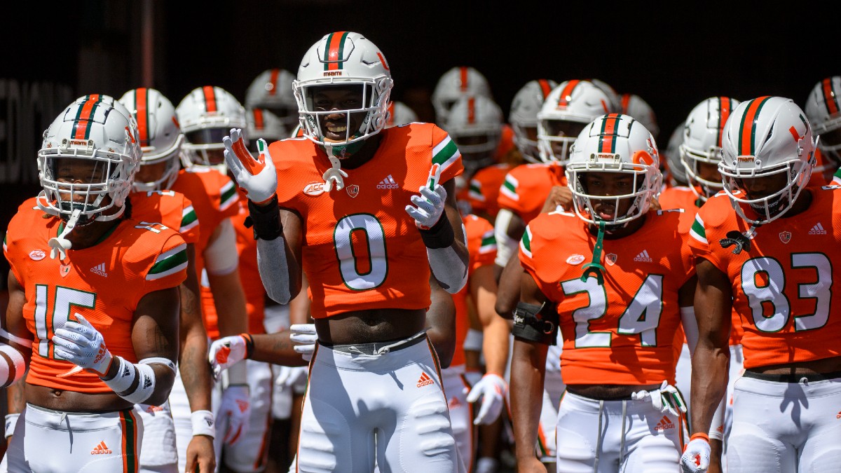 College Football Odds & Futures: Betting Value on Miami, Stanford Ahead of Week 2 article feature image