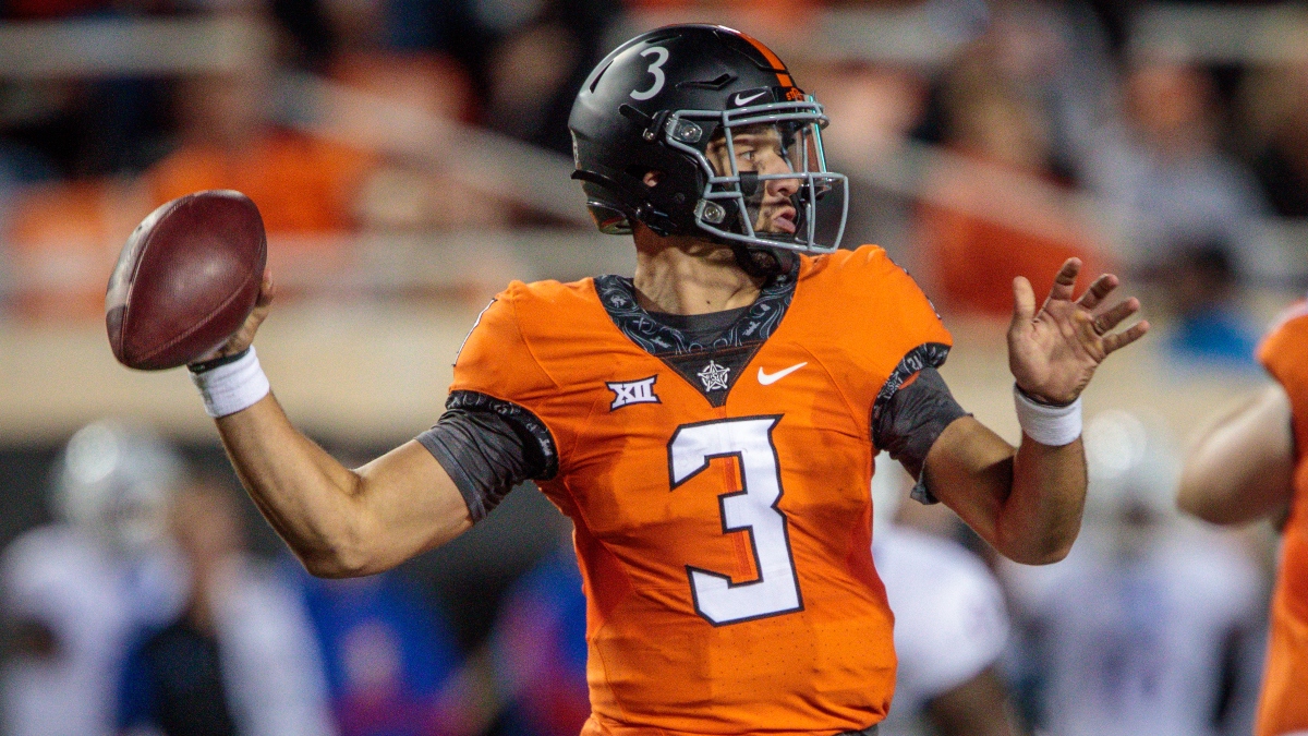 College Football Odds Week 1: Thursday’s Central Michigan vs. Oklahoma State Quietly Landing Smart Money article feature image