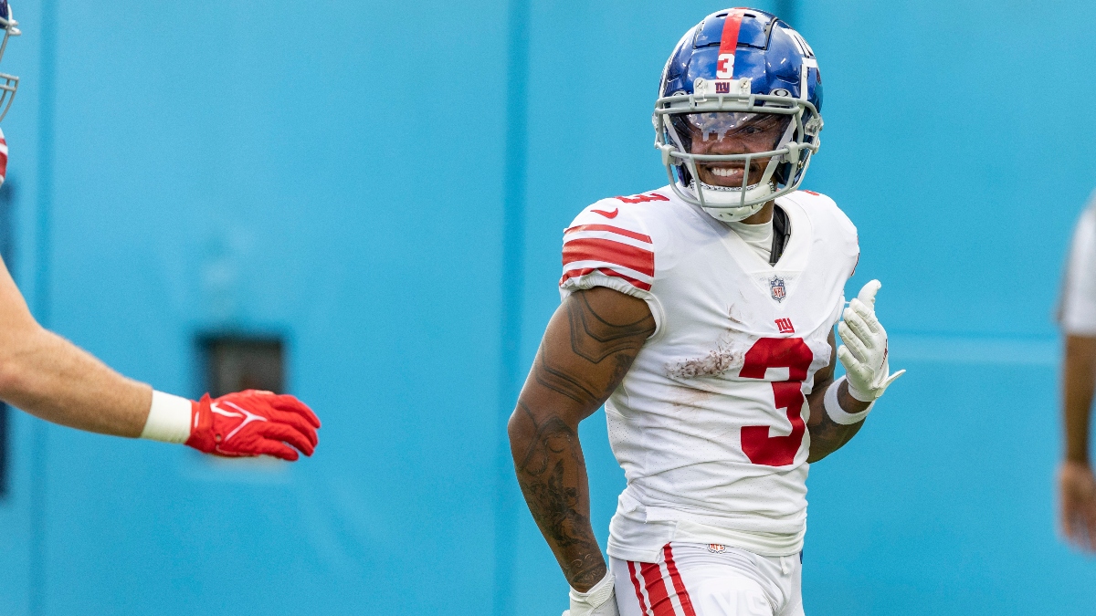 Sterling Shepard Player Props: PropBetGuy Makes Pick for Cowboys vs Giants article feature image