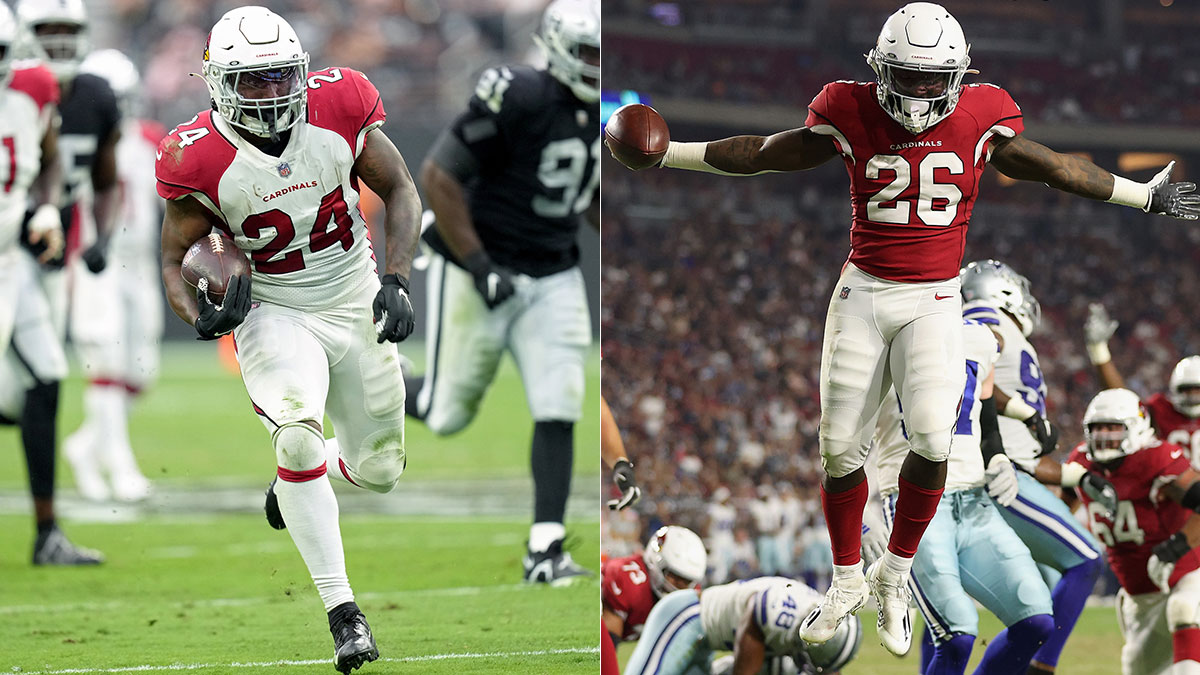 How to Treat Cardinals RBs Darrel Williams, Eno Benjamin as Fantasy Football Waiver Wire Targets article feature image