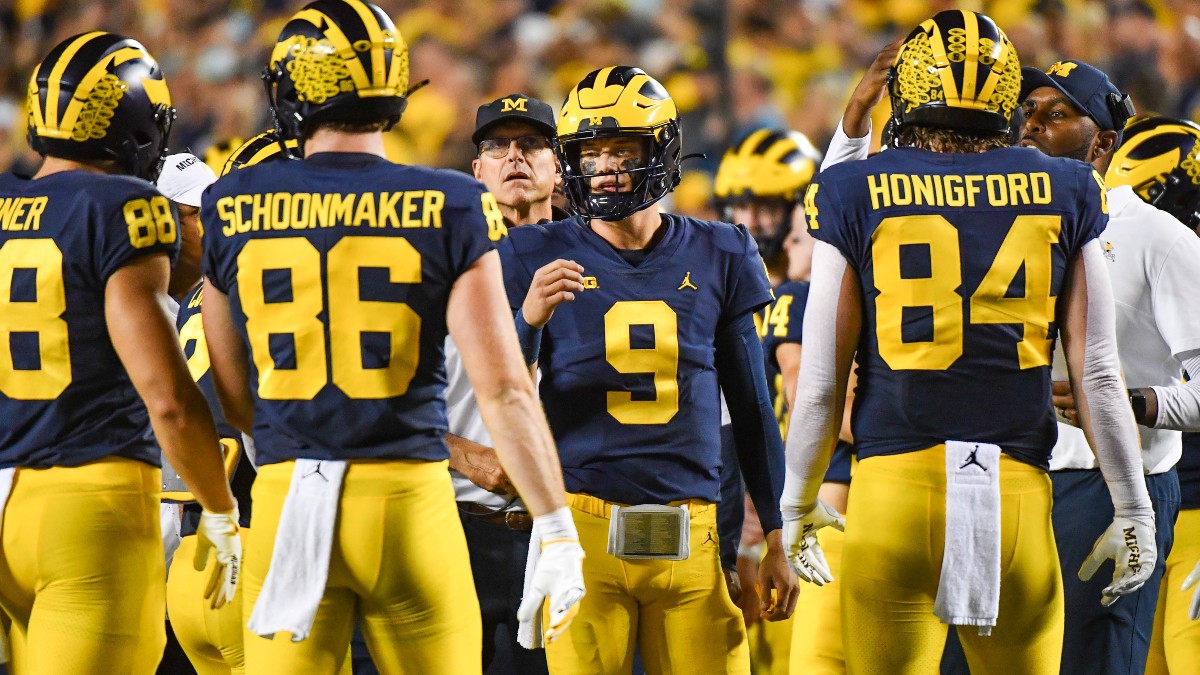 College Football National Championship Odds: Michigan, Ohio State, Alabama Biggest Liabilities article feature image