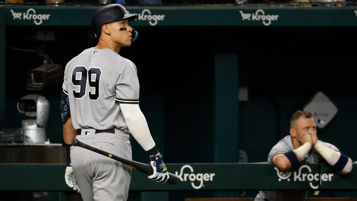 Aaron Judge Home Run Odds: Prop Interest Waning as Season Winds Down (Tuesday, October 4) article feature image