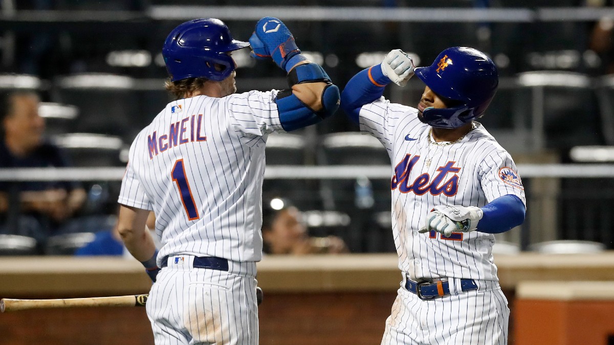 MLB Playoffs Odds: Yankees, Mets Top World Series Liabilities at Sportsbooks article feature image