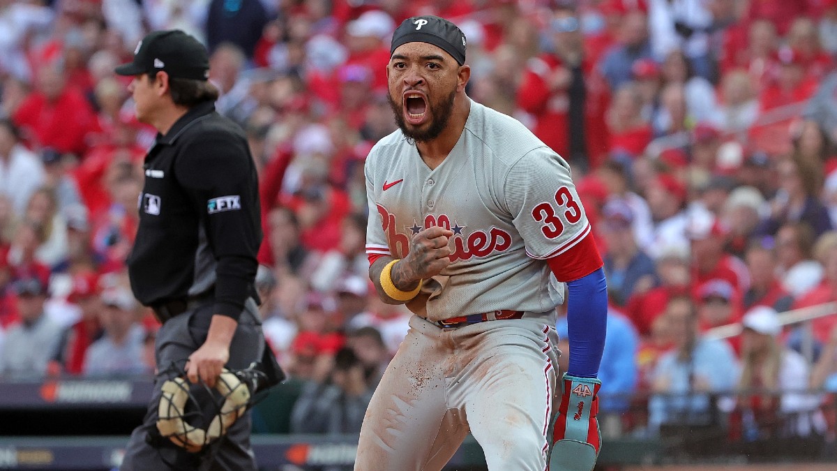 MLB Playoff Odds, Picks 10/8/22 for Phillies vs Cardinals Game 2 article feature image
