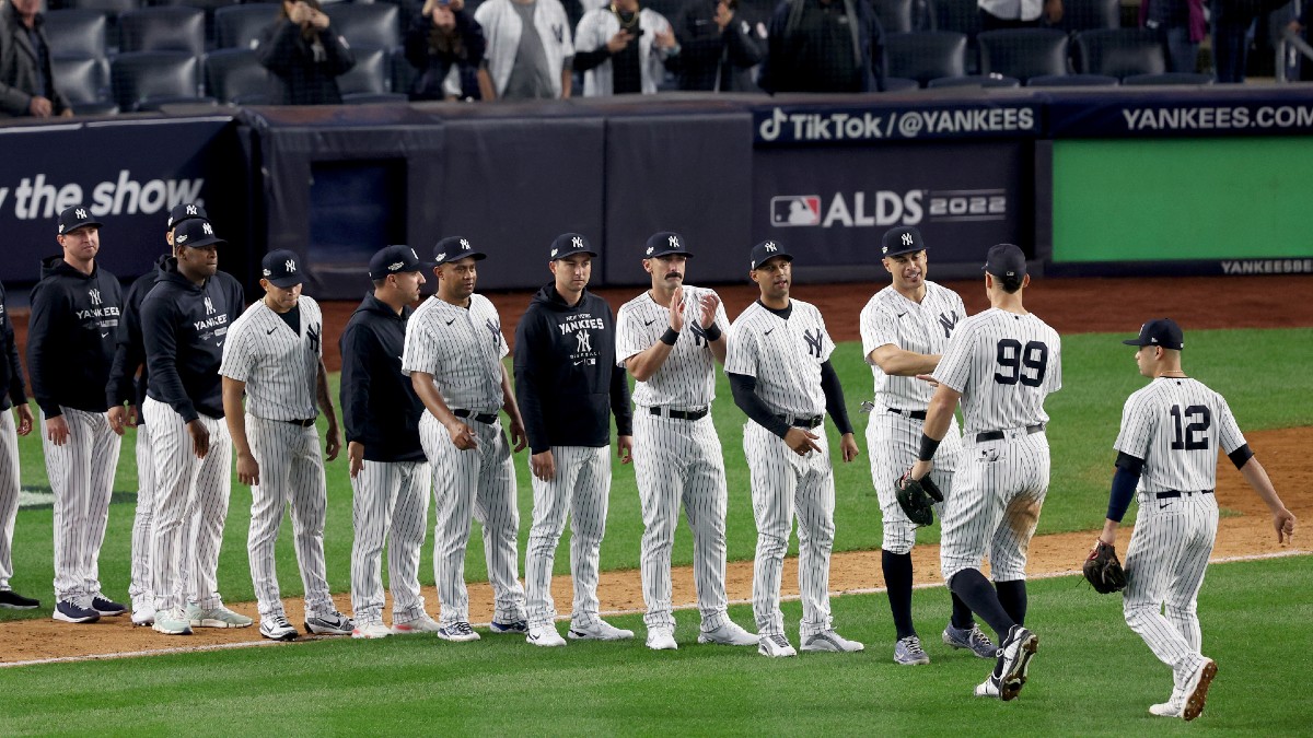 MLB Playoff Odds, Picks, Projections Thursday, October 13 for Guardians vs. Yankees, Mariners vs. Astros