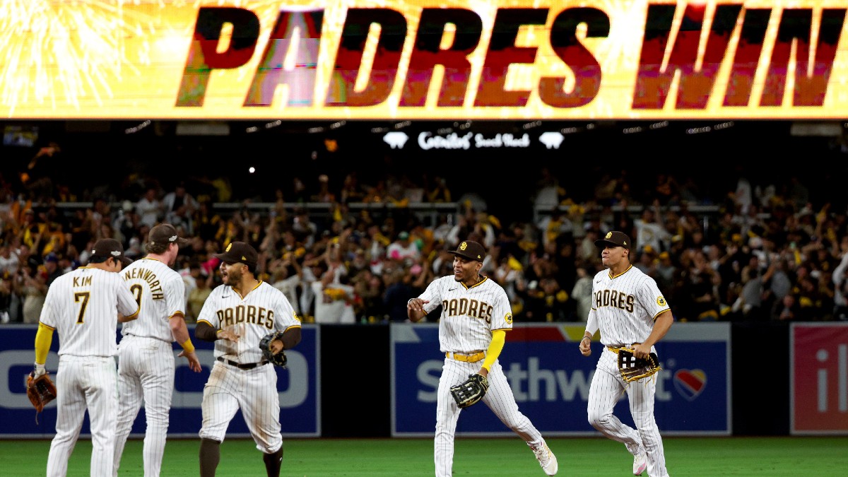 MLB Playoff Odds, Picks, Best Bets for Game 4 of NLDS Dodgers vs Padres article feature image