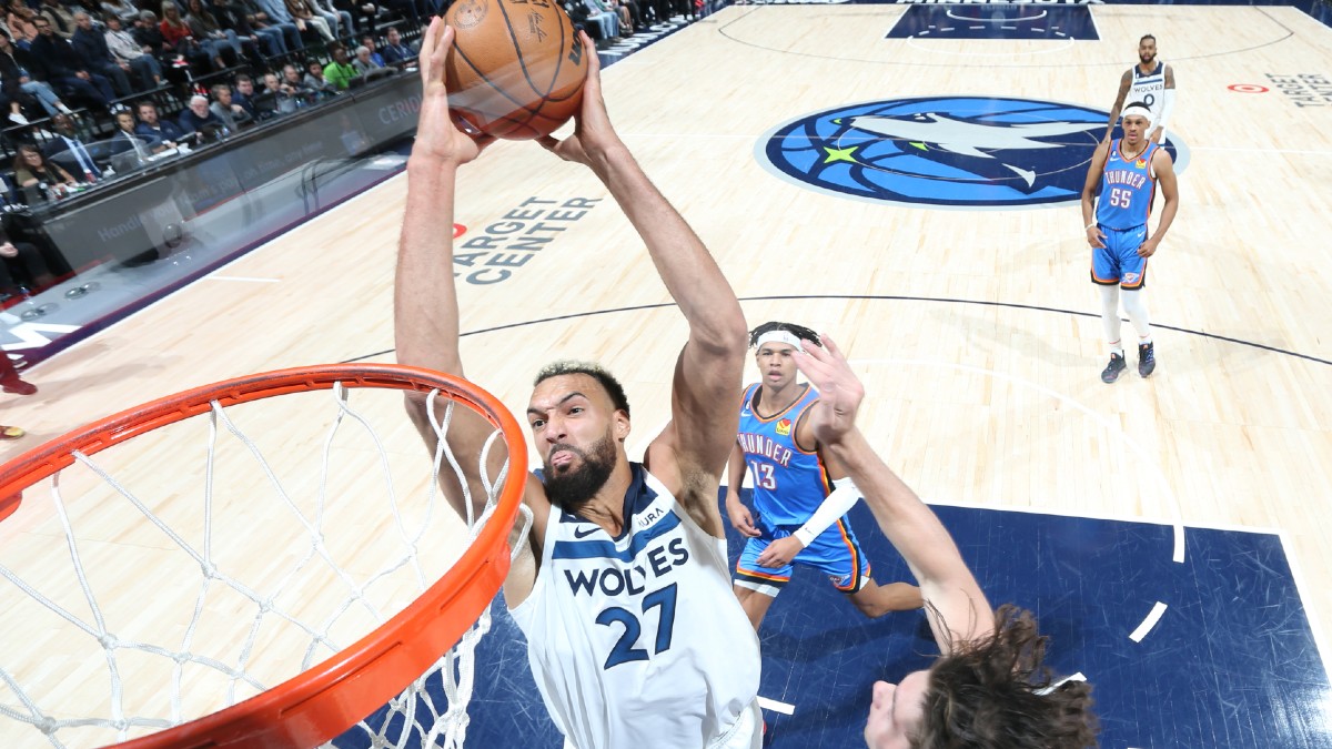 NBA First Basket Prop Pick: Value on Rudy Gobert in Jazz vs. Timberwolves (October 21) article feature image