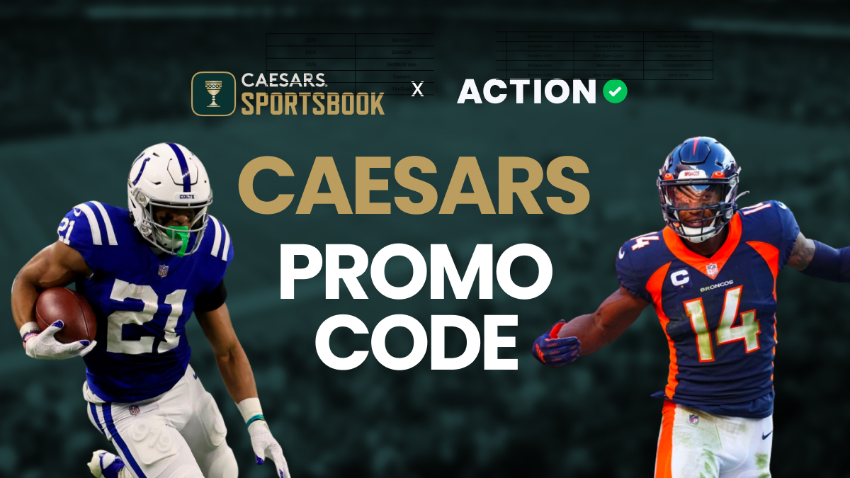 Thursday Night Football: Caesars Sportsbook Promo Code ACTION4FULL Grosses $1,250 article feature image