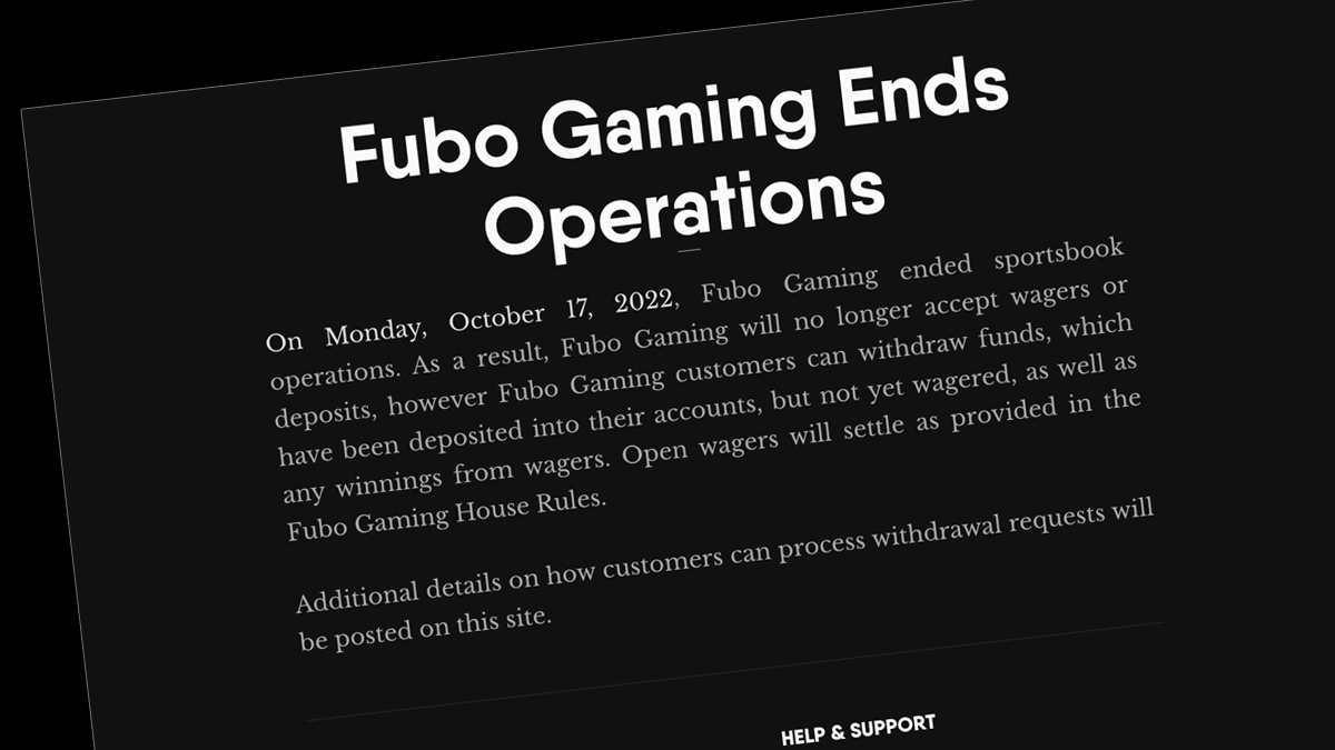 Fubo Sportsbook Back Online for Users to Withdraw Funds article feature image