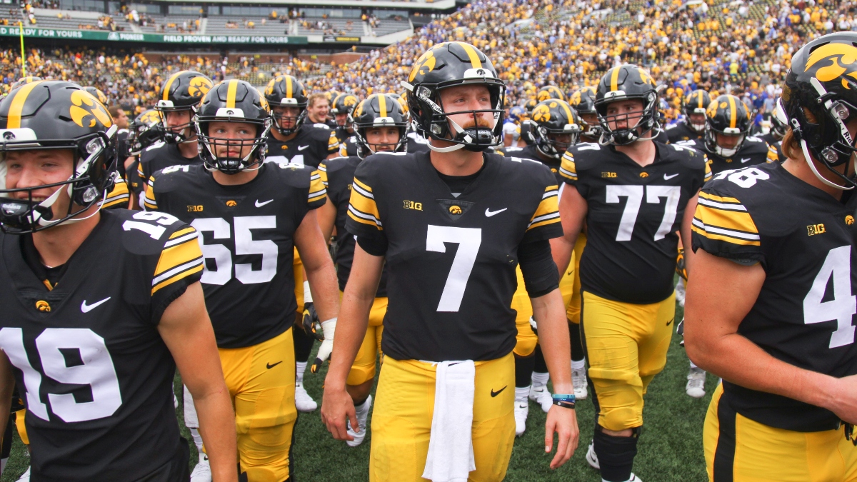 College Football PrizePicks Player Props: Week 6 Picks for Iowa QB Spencer Petras & More article feature image