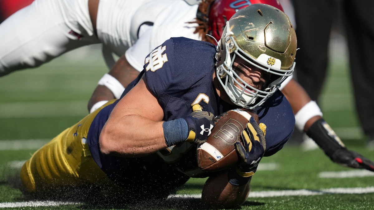 College Football Odds Week 9: Sharp Early Action Hitting Notre Dame vs. Syracuse, Northwestern vs. Iowa article feature image