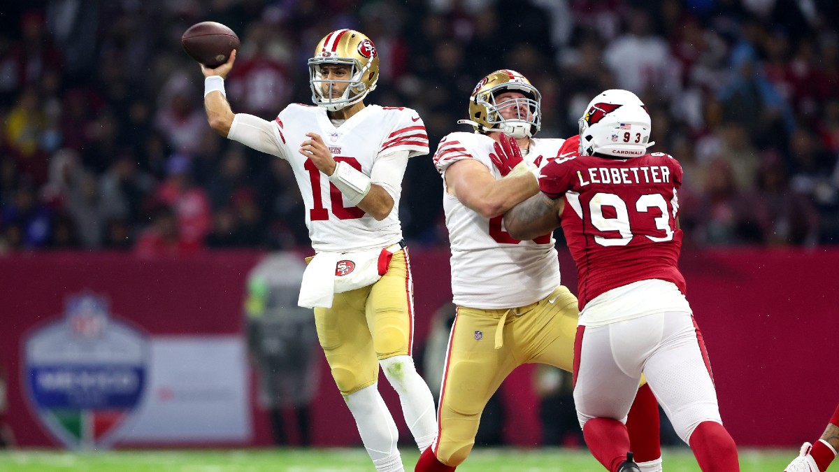 NFL Live Betting Week 11: How We’re Live Betting 49ers-Cardinals On Monday Night Football article feature image