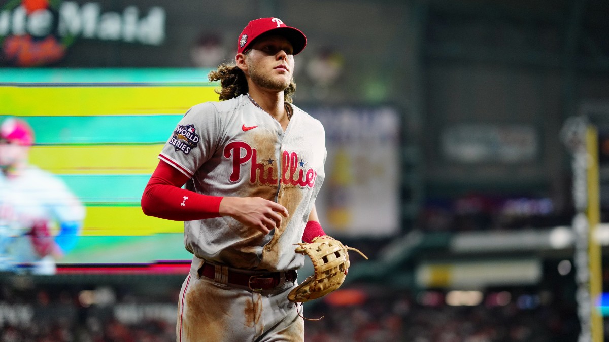 Phillies vs Astros Same Game Parlay for World Series Game 6 article feature image