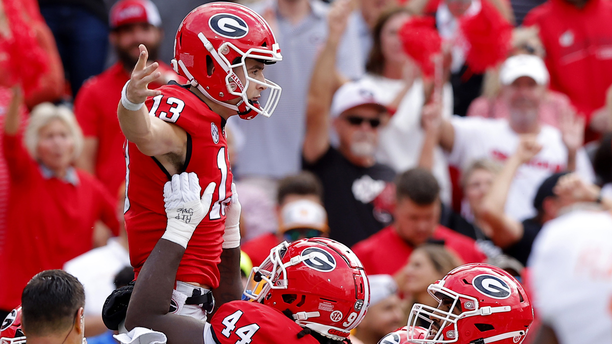 College Football National Championship Odds: Georgia Now Odds-On Favorite Following Win Over Tennessee article feature image