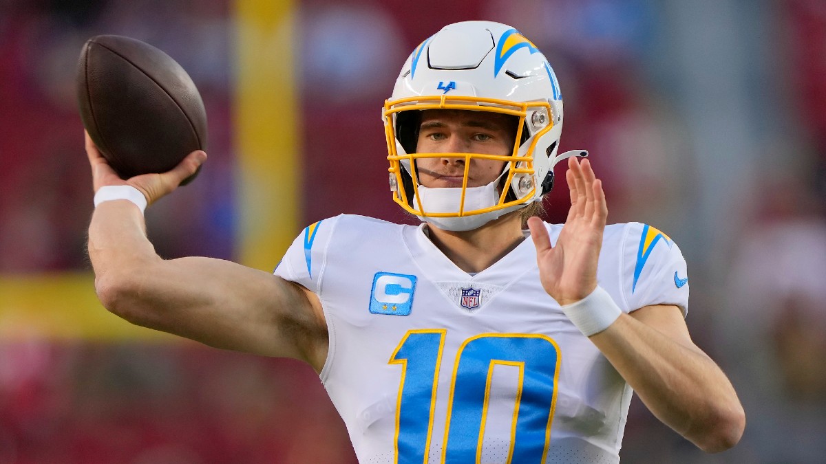 Chiefs vs Chargers PrizePicks Plays: Picks for Justin Herbert, Austin Ekeler on Sunday Night Football article feature image