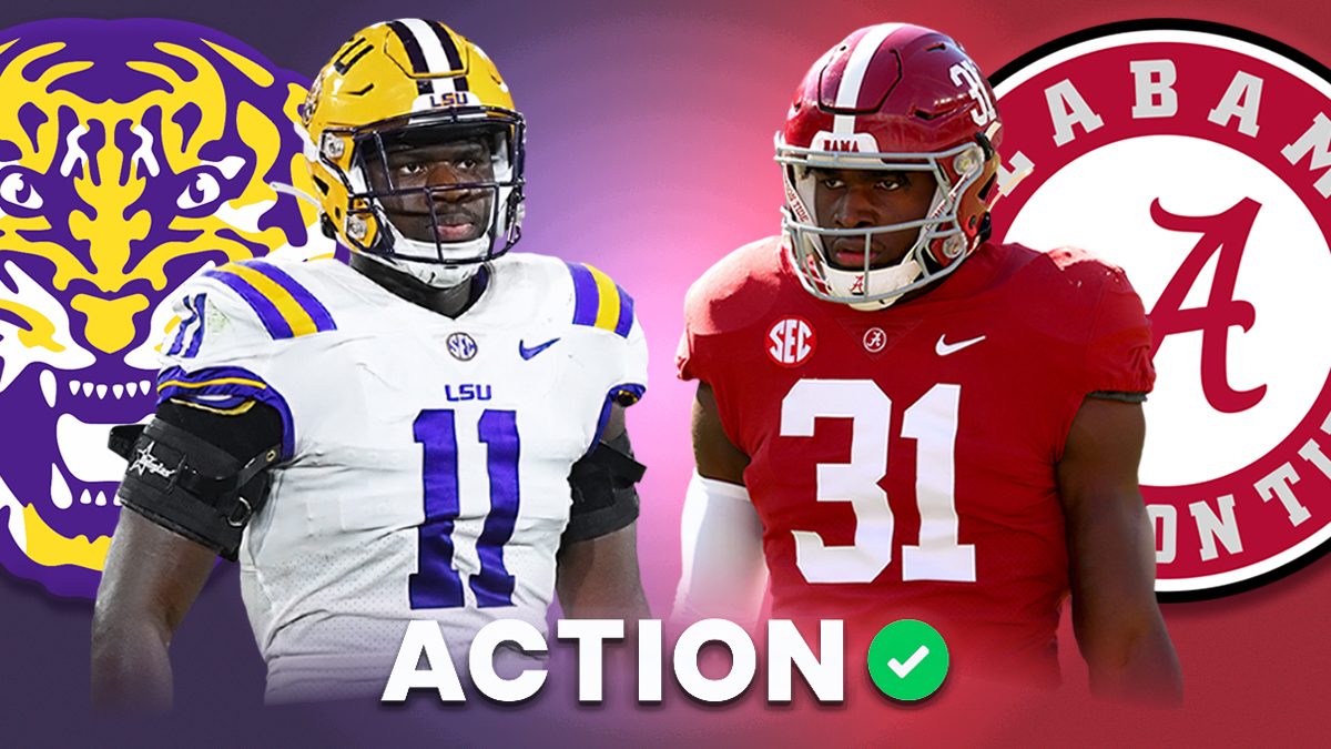 How We're Betting #10 LSU vs. #6 Alabama Image