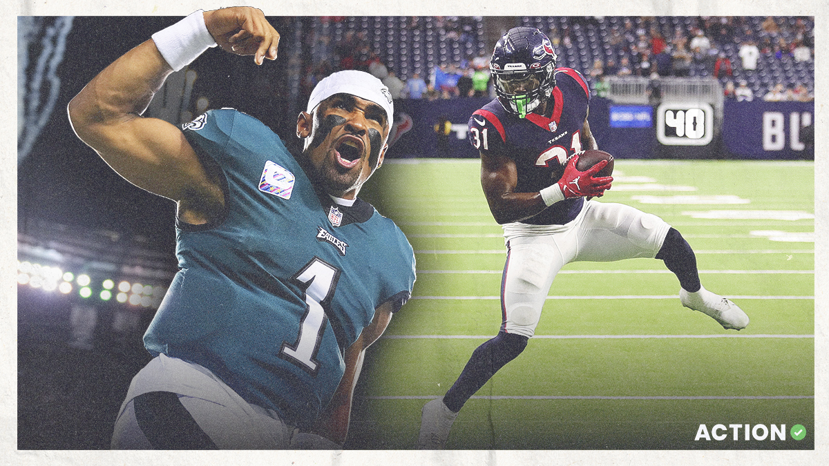 Texans vs Eagles: 3 Picks for Thursday Night Football article feature image