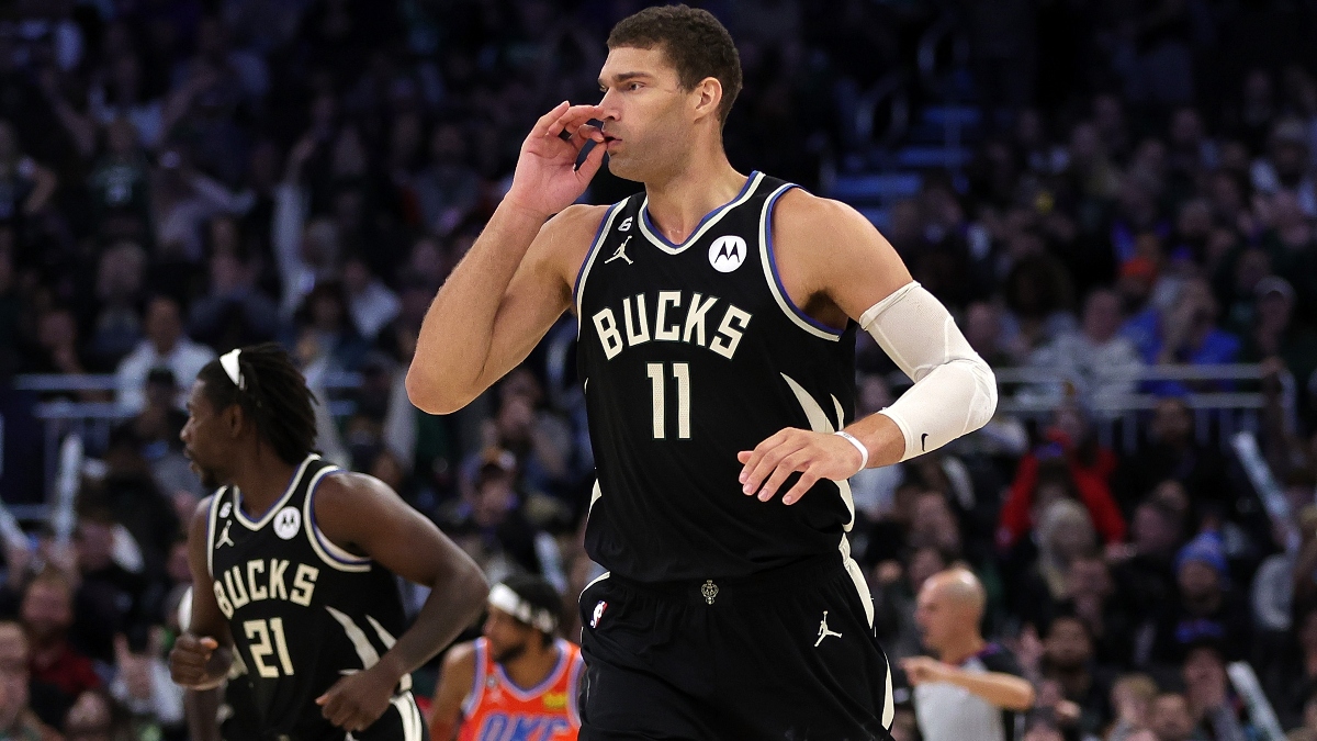 NBA First Basket Prop Pick: Brook Lopez Has Huge Mismatch in Bucks vs. Thunder article feature image