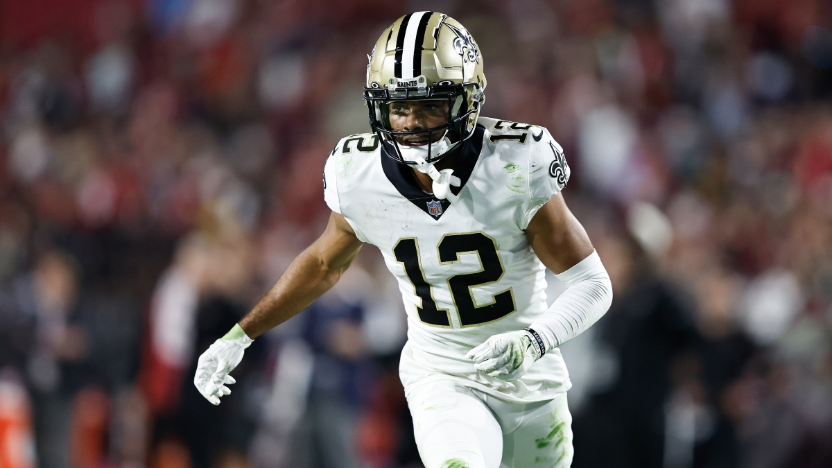 Chris Olave Player Props for Saints vs 49ers: Expert Bets Rookie’s Receiving Yards article feature image