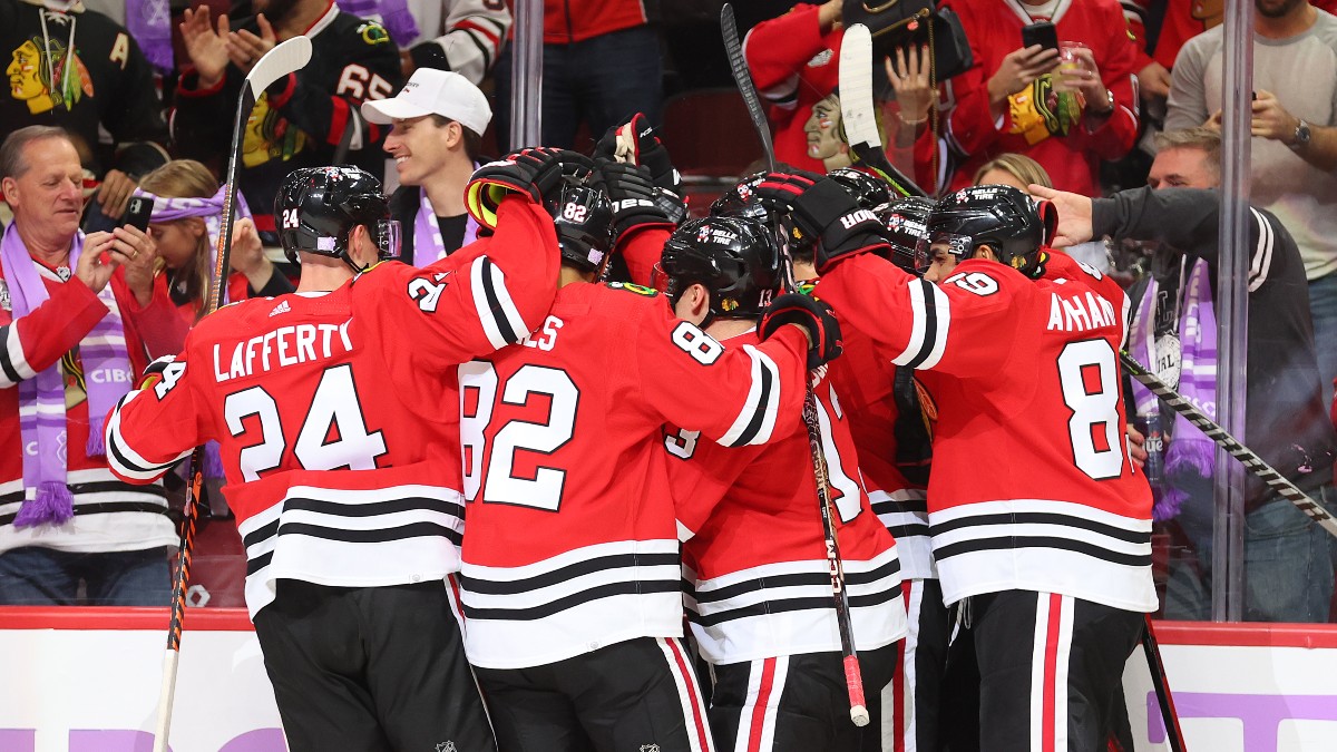 Saturday NHL Odds & Picks: Model Projections Show High Value on Blackhawks-Jets & Devils-Flames article feature image