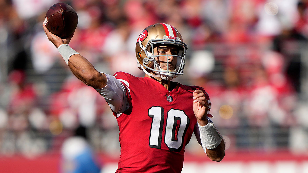 Jimmy Garoppolo Player Props: Chargers vs 49ers Sunday Night Football
