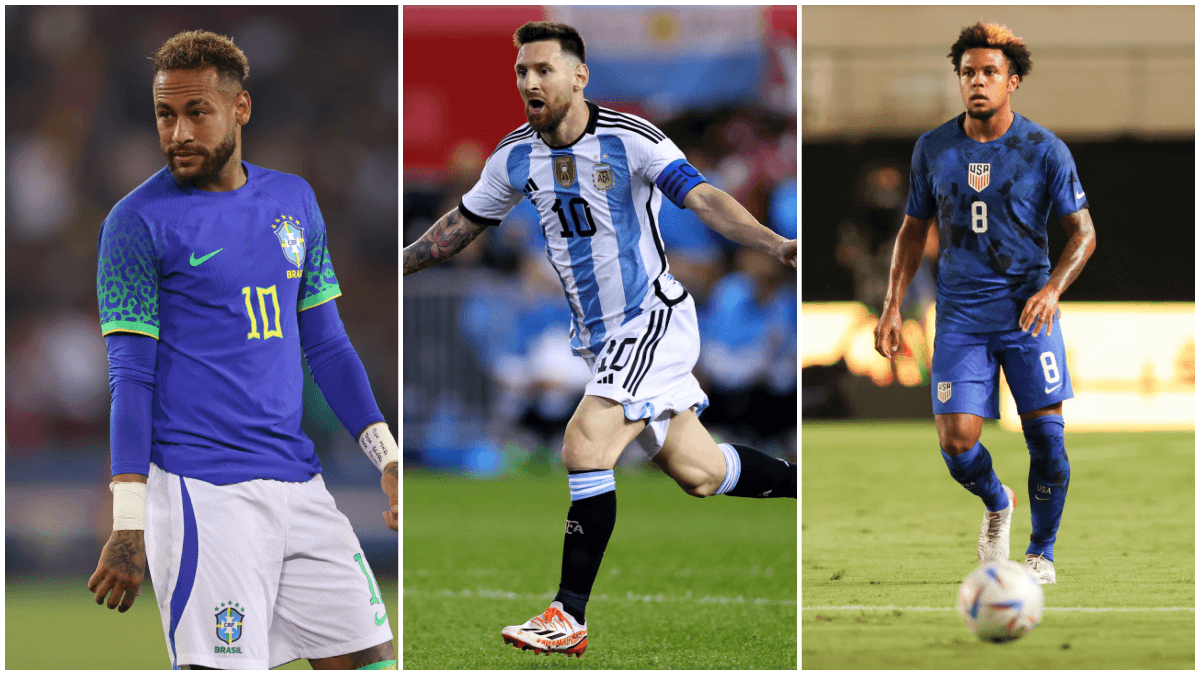 2022 World Cup Odds: Brazil & Argentina Lead Way, USA Drifts Longer article feature image