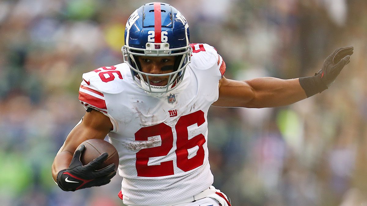 NFL Thanksgiving PrizePicks Play: Player Prop for Saquon Barkley