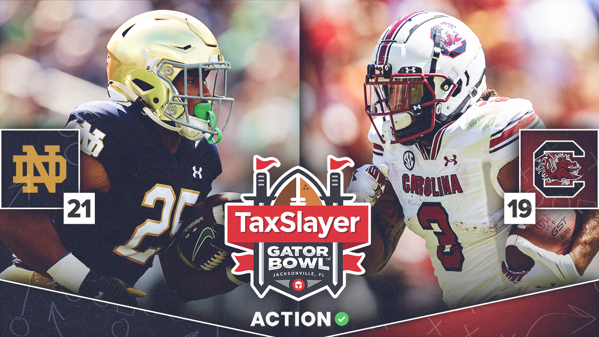 South Carolina vs Notre Dame Odds, Prediction | How to Bet Gator Bowl article feature image