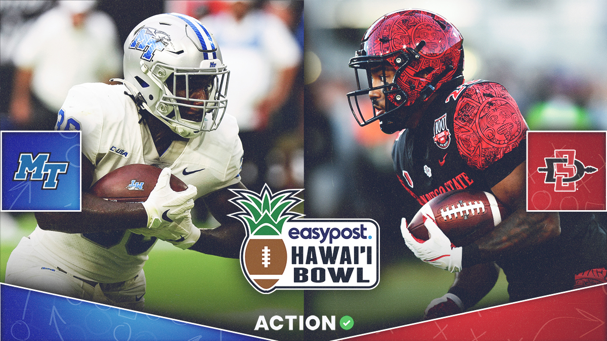 Hawaii Bowl Odds & Picks | San Diego State vs Middle Tennessee Preview article feature image