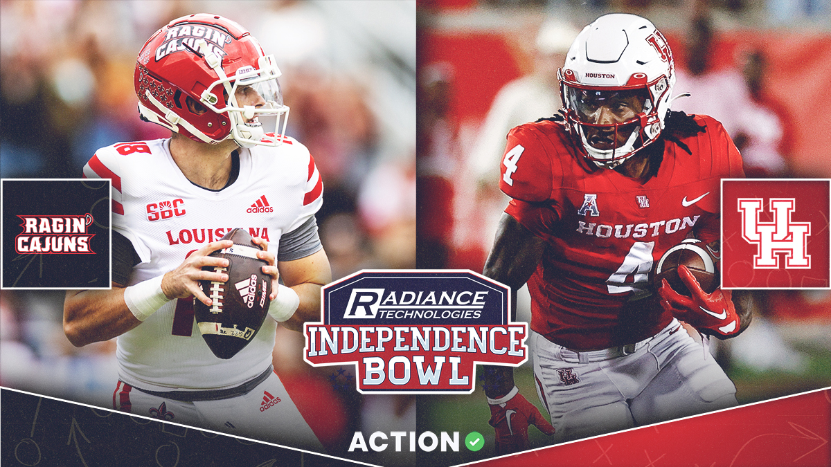 Houston vs Louisiana Odds & Prediction: How to Bet Independence Bowl article feature image