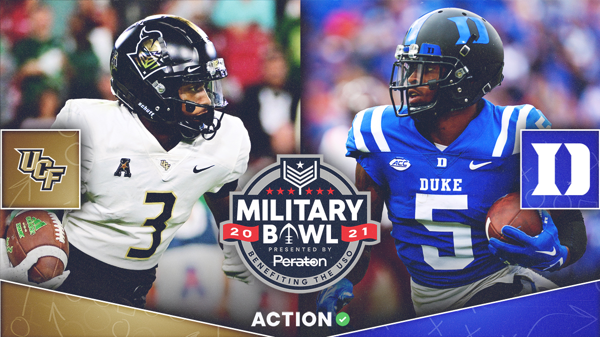 UCF vs Duke Odds, Picks: Military Bowl Betting Value on Underdog article feature image