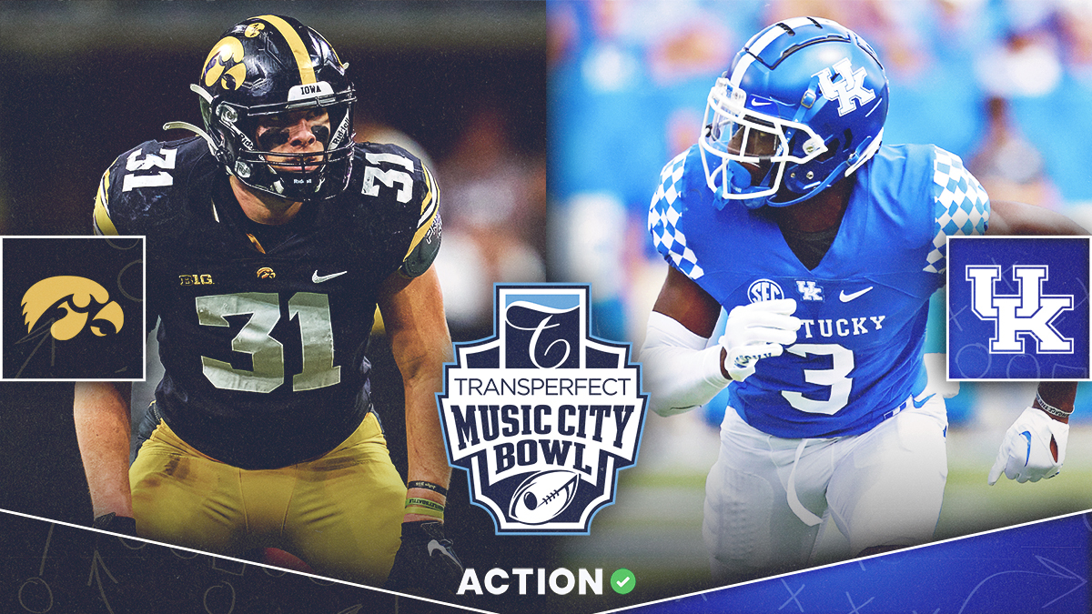 Kentucky vs Iowa Odds, Prediction, Picks: How to Bet Music City Bowl article feature image