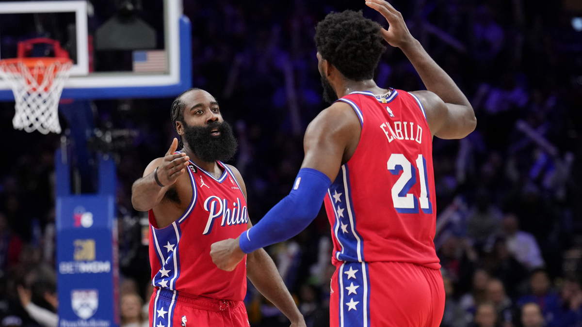 76ers vs. Trail Blazers NBA Same Game Parlay Odds & Picks: Joel Embiid & James Harden Will Thrive article feature image
