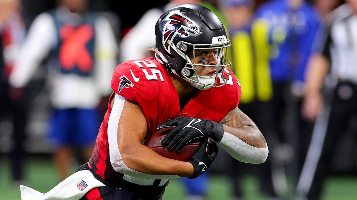 Tyler Allgeier player prop bets for Falcons vs. Panthers