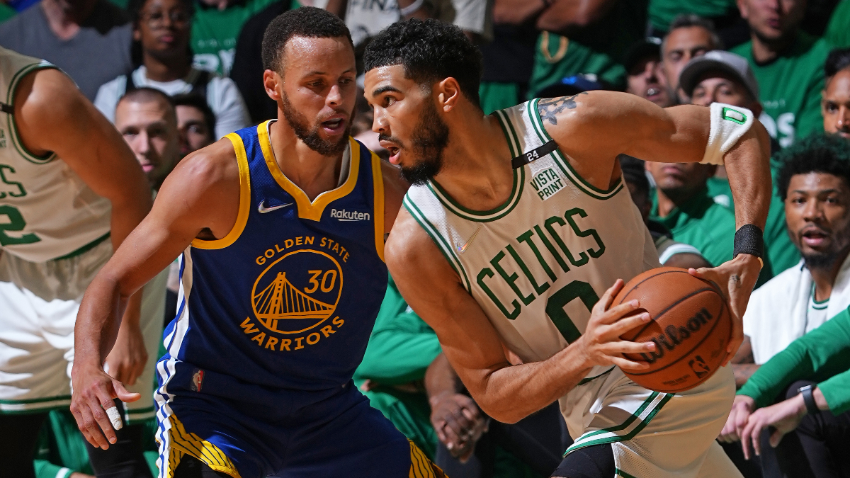 NBA Championship Odds: Where the Celtics and Warriors Stand in Title Race article feature image