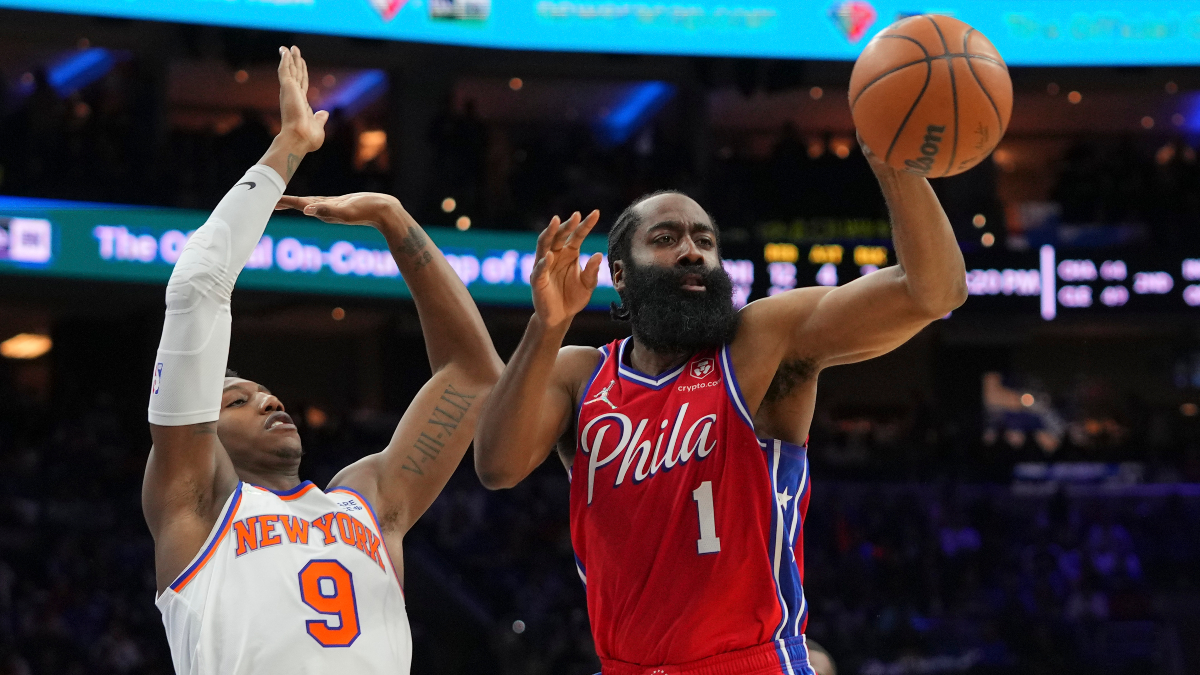 NBA Player Prop Bets & Expert Picks for Christmas: Fade James Harden in 76ers vs. Knicks (December 25) article feature image