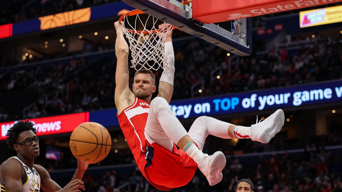NBA First Basket Prop Pick: Kristaps Porzingis Has Huge Advantage in Wizards vs. Hornets (December 2) article feature image