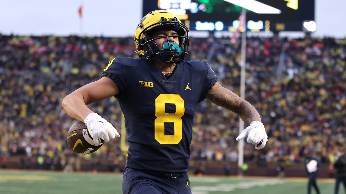 Michigan vs. TCU Same Game Parlay: Ronnie Bell, Quentin Johnston, Taye Barber Among WRs to Bet article feature image
